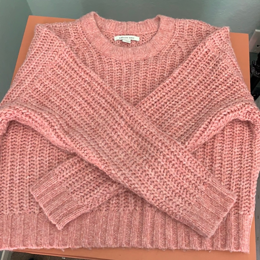 Cozy American Eagle sweater.